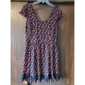 Royal Bones Black Cherry Vintage Style Dress XL